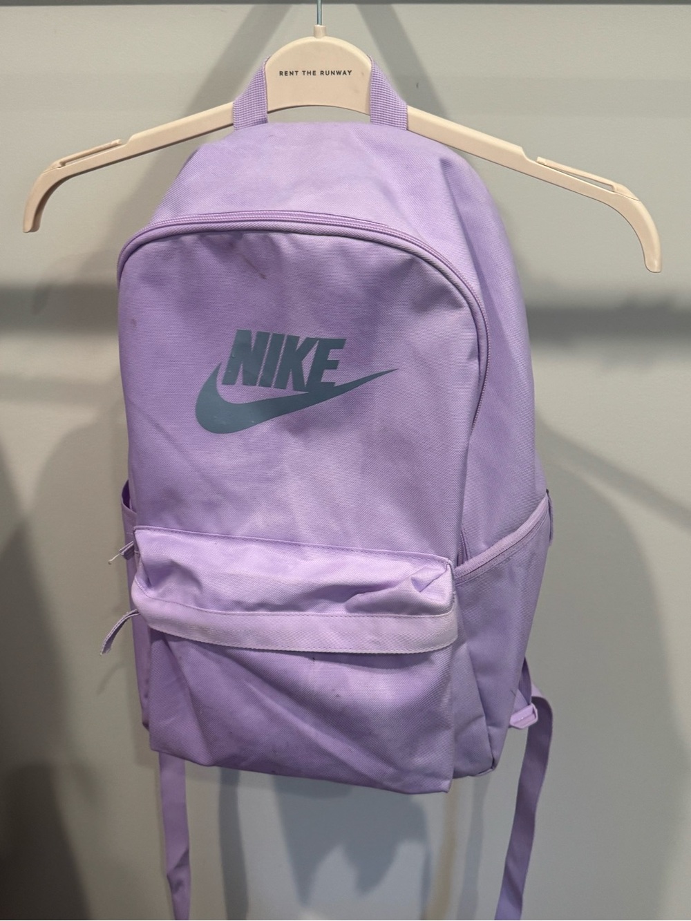 Nike Lavender Backpack with Grey Logo